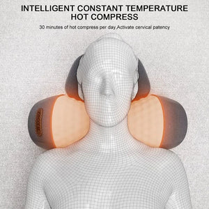 Elektrisches Nackenmassagekissen mit Heizfunktion und Vibration